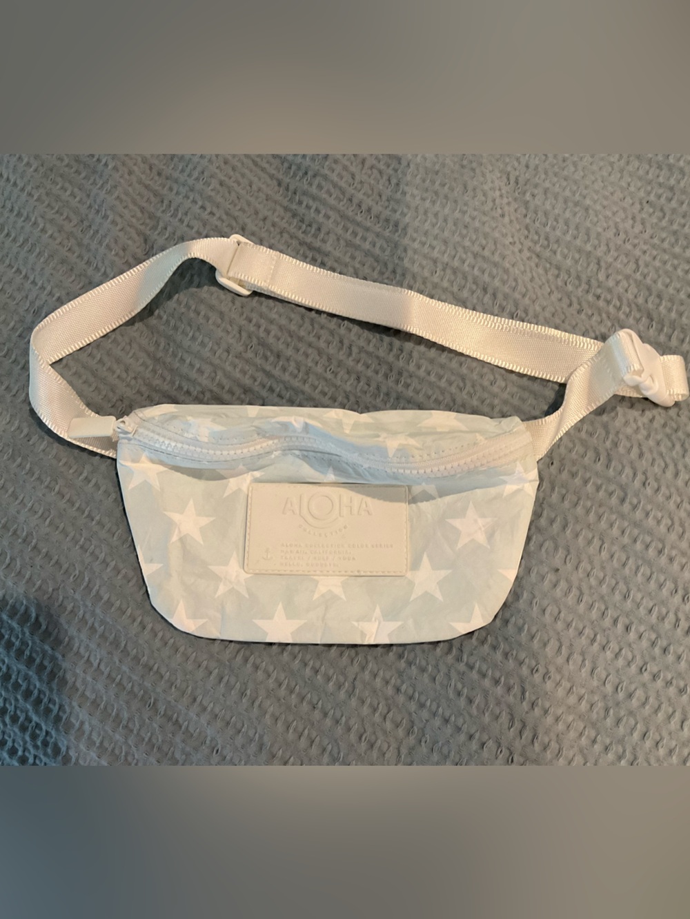 ALOHA Collection Mini Hip Pack Blue White Stars Belt Bag
